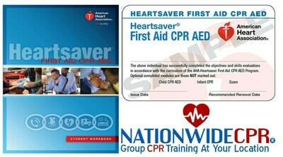 HeartSaver First Aid CPR AED Skills Session (AHA)