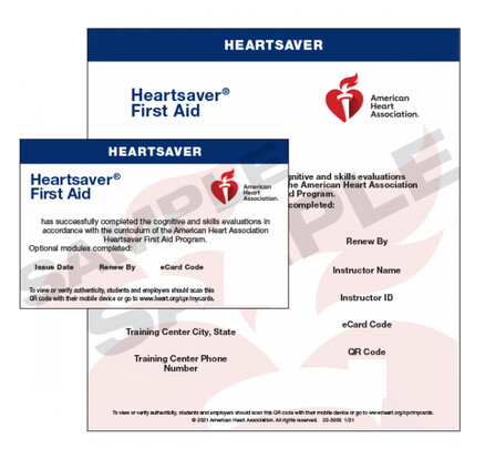 HeartSaver First-Aid Skills Session (AHA)