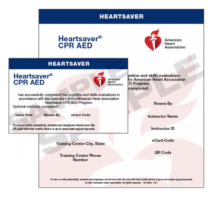 HeartSaver CPR AED (AHA)