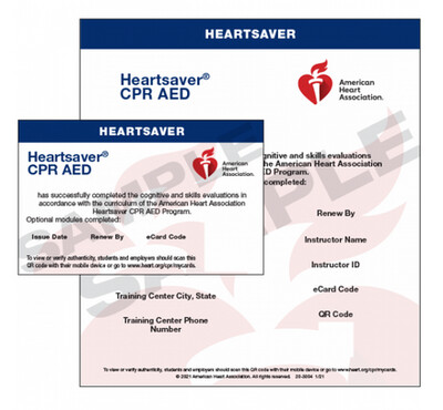 HeartSaver CPR AED Skills Session (AHA)