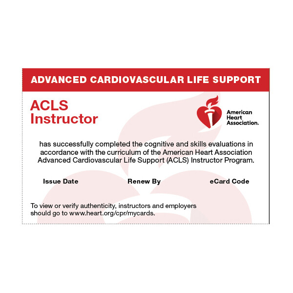 ACLS  Instructor Course (AHA)