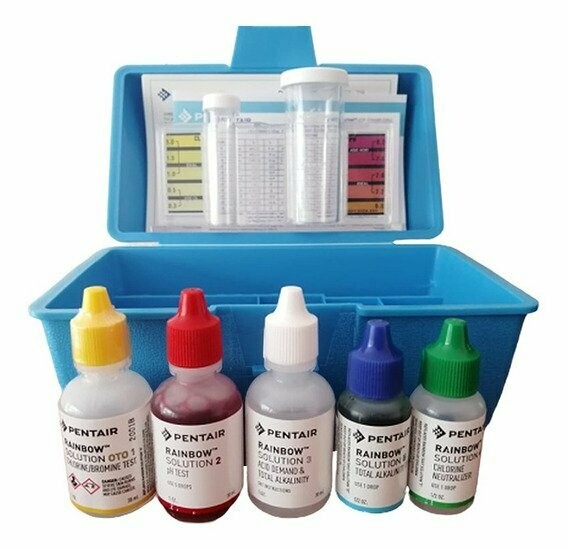 KIT DE ANALISIS 5 SOLUCIONES PENTAIR