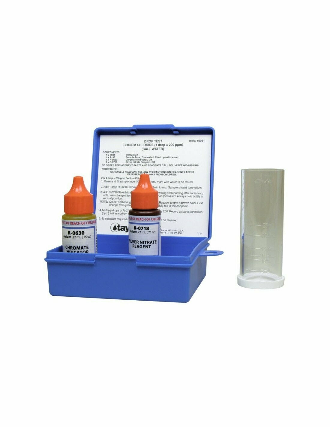 KIT DE PRUEBA DE SAL EN SOLUCION TAYLOR K-1766