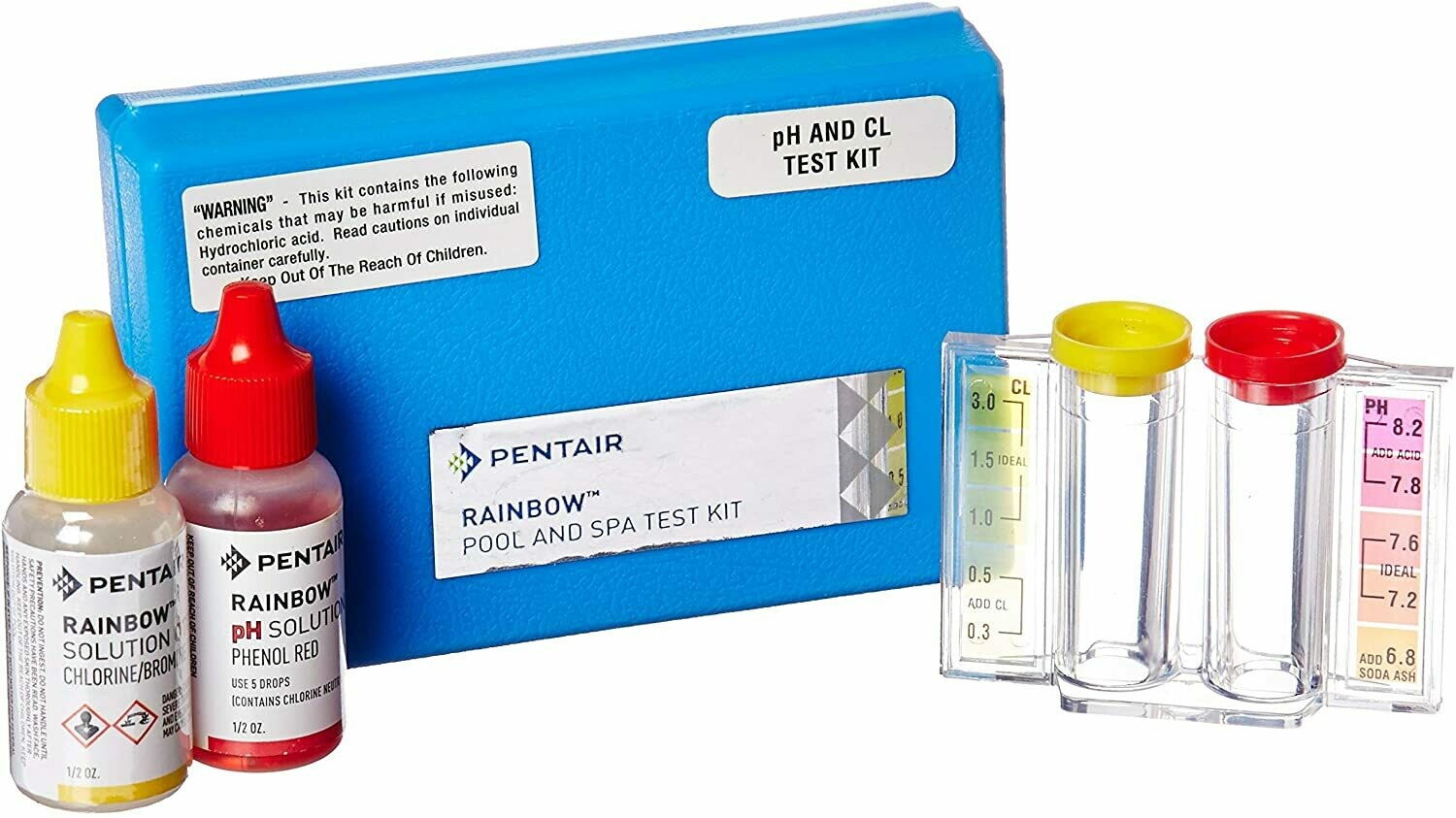 KIT DE ANALISIS 2 SOLUCIONES PENTAIR
