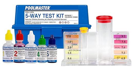 KIT DE ANALISIS 5 SOLUCIONES POOLMASTER