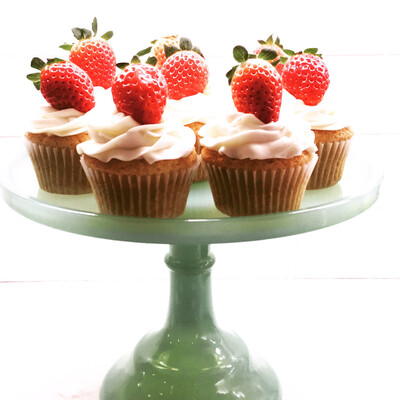 Strawberry Vanilla Cupcakes