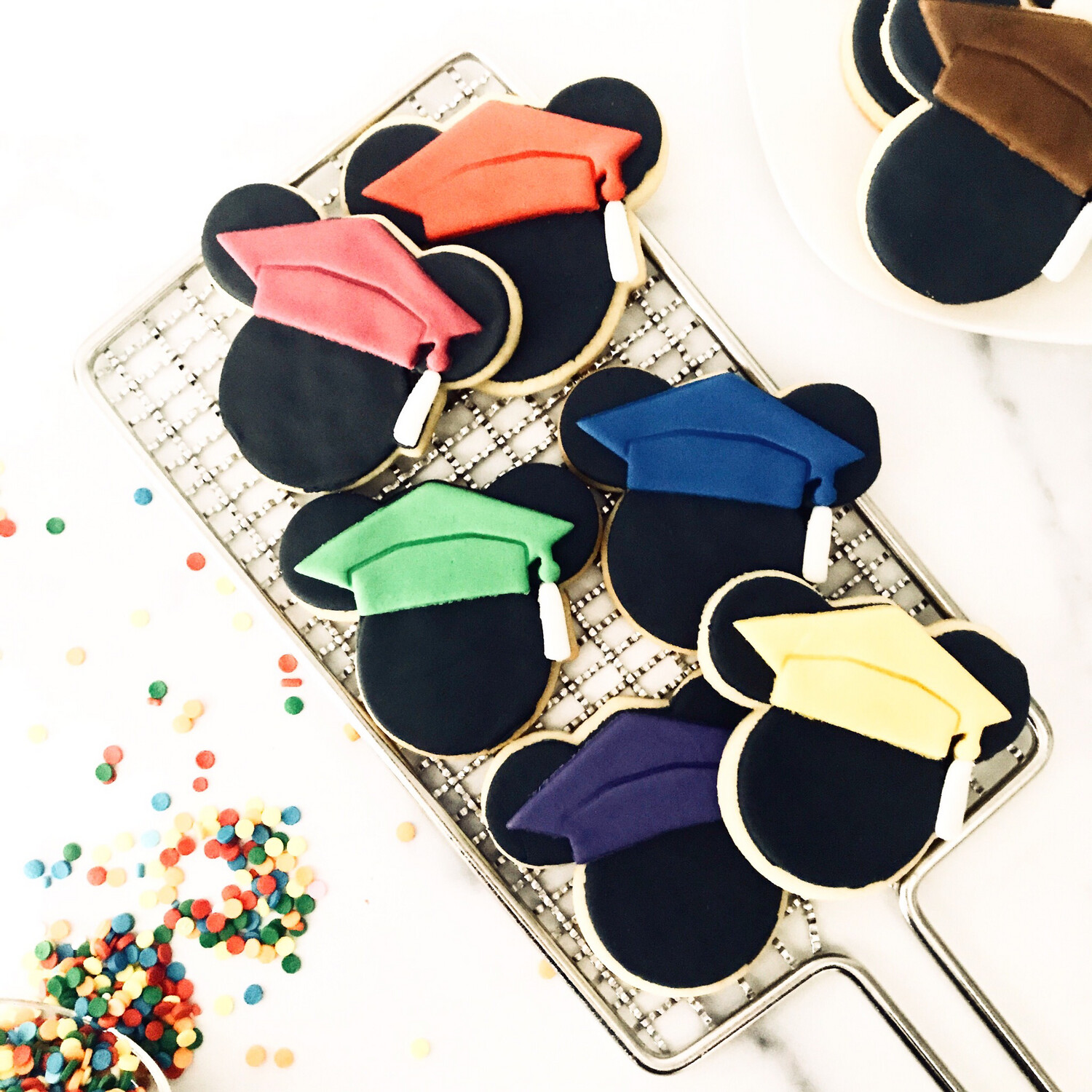 Mickey Graduation Cookies