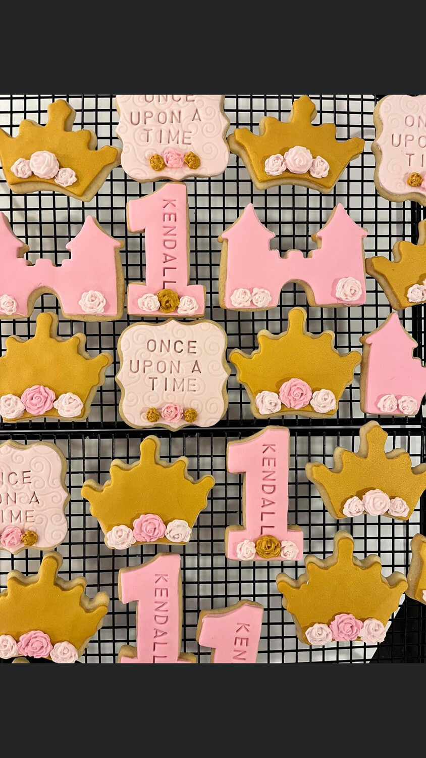 Once Upon A Time 1st Birthday Cookies