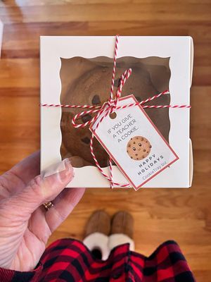 Teacher Cookie Gift.