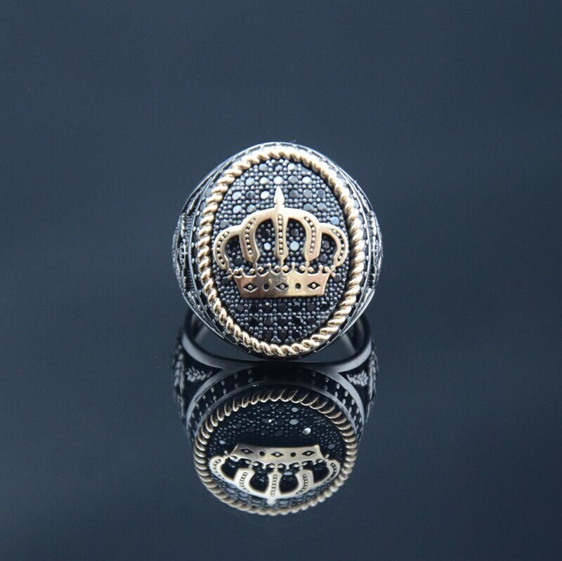 Premium King Ring, Größe: 58 (∅ 18,5 / EU 18 / US 8.4)