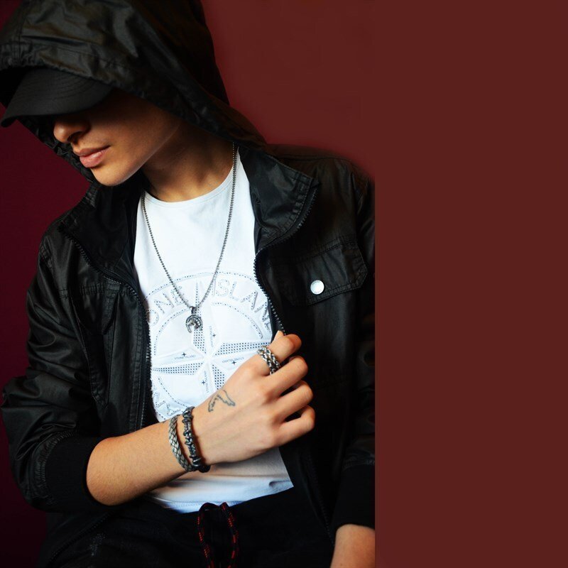 Royal Braid, Grey, Unisex Bracelet