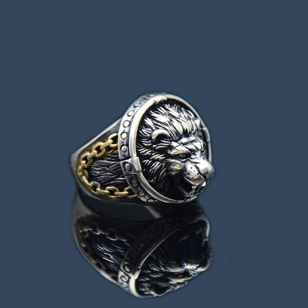 Supreme Big Löwe Ring, Größe: 58 (∅ 18,5 / EU 18 / US 8.4)