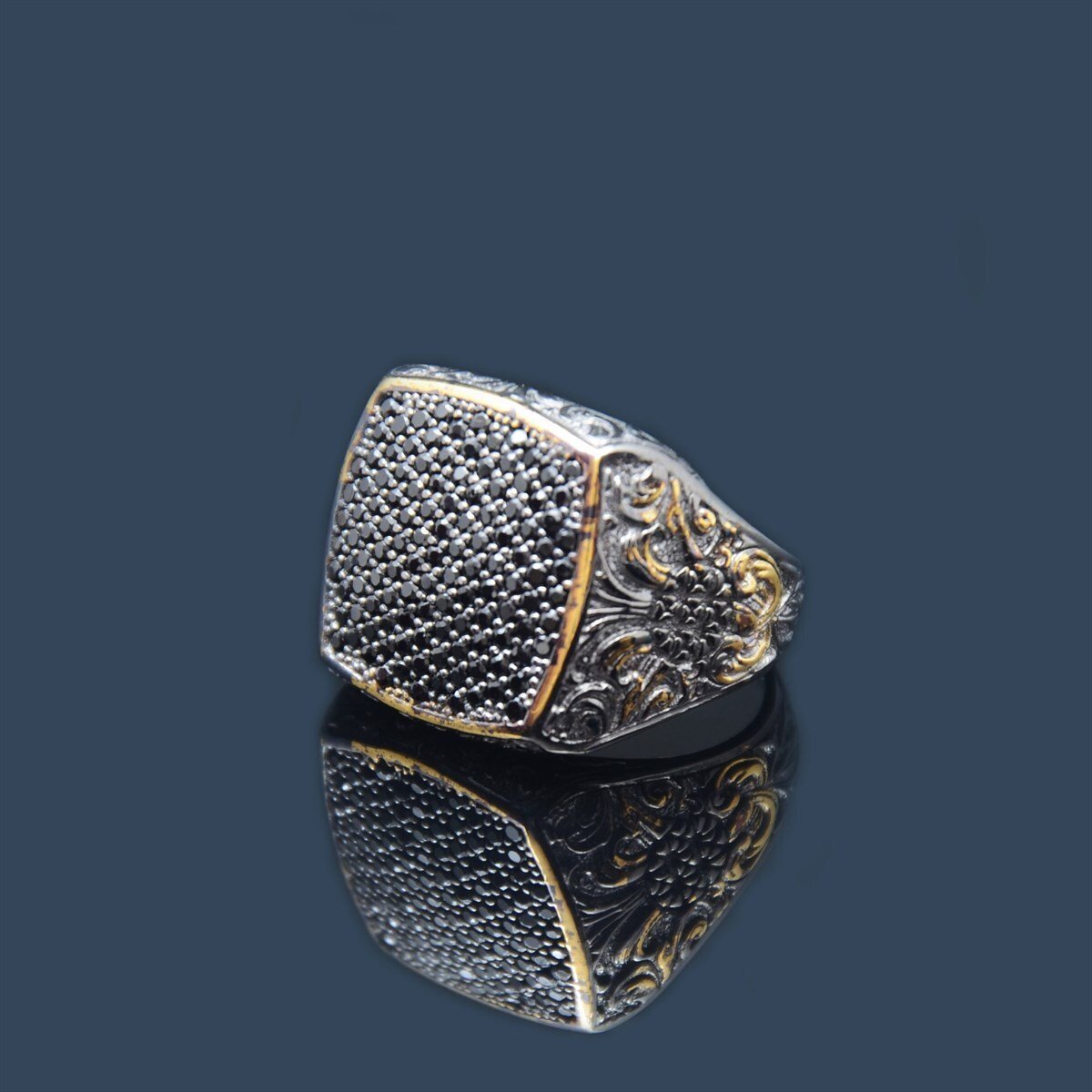 Supreme Black World Ring