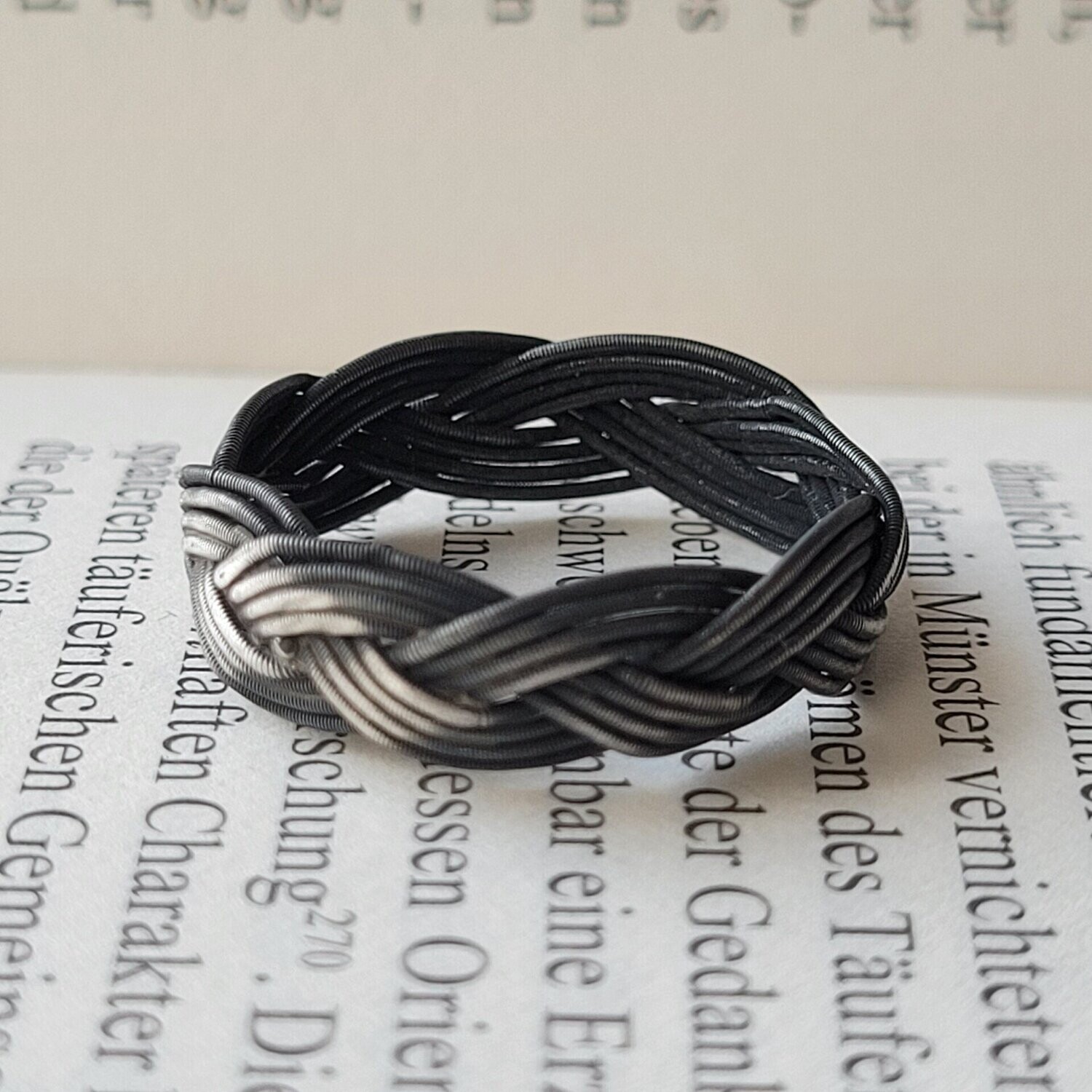 Premium Handmade Ring 925 Silver, Größe: 58 (∅ 18,5 / EU 18 / US 8.4)