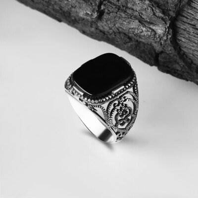 925 Silber Ring Onyx