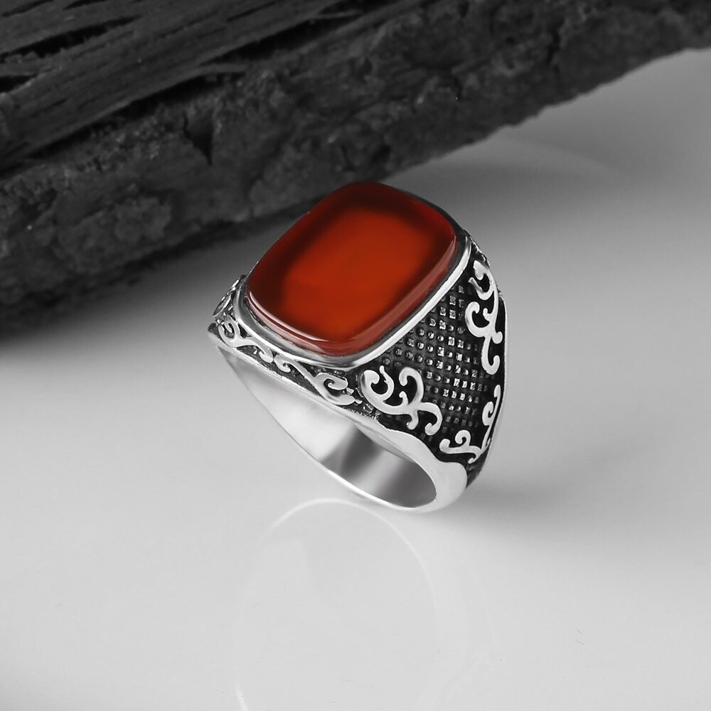 925 Silber Ring Achat