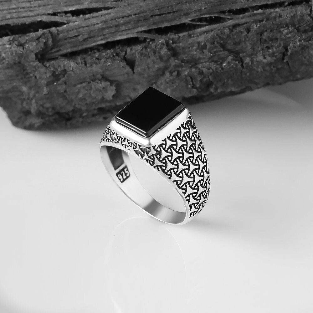 925 Silber Ring Onyx