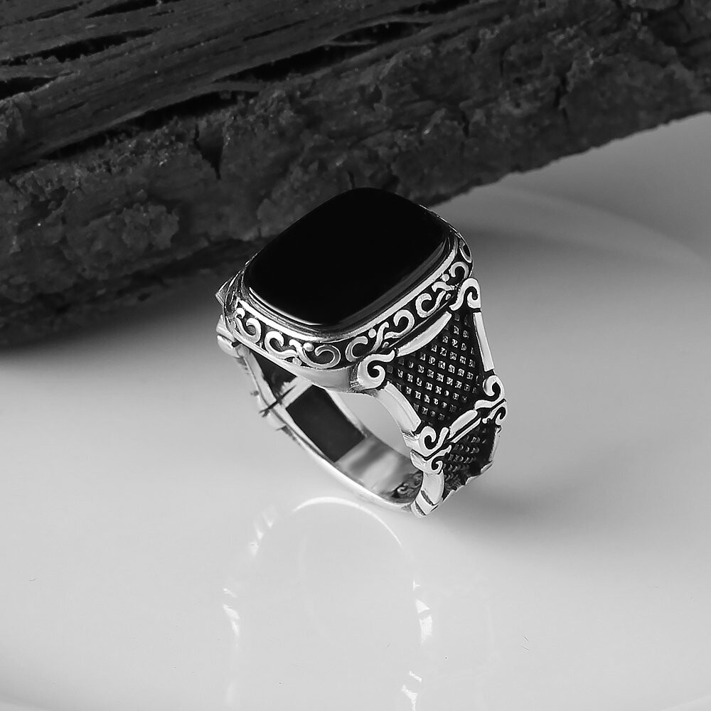 925 Silber Ring Onyx