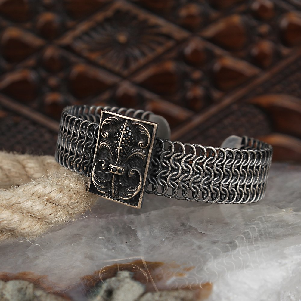 Free Size Geflochtenes Armband 925 Silber