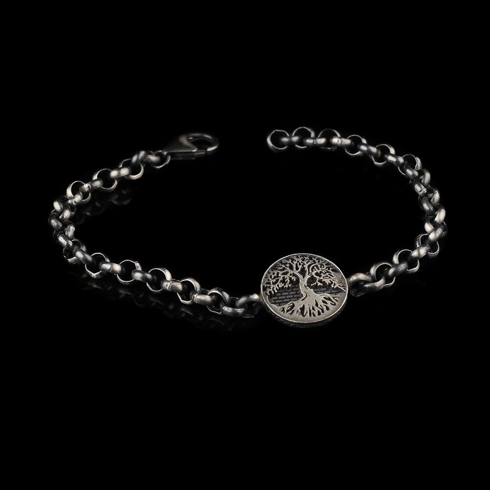 Lebensbaum Armband 925 Silber