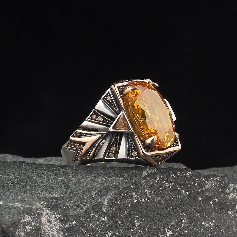 925 Silver Ring Citrin 925 Silver Ring Citrin