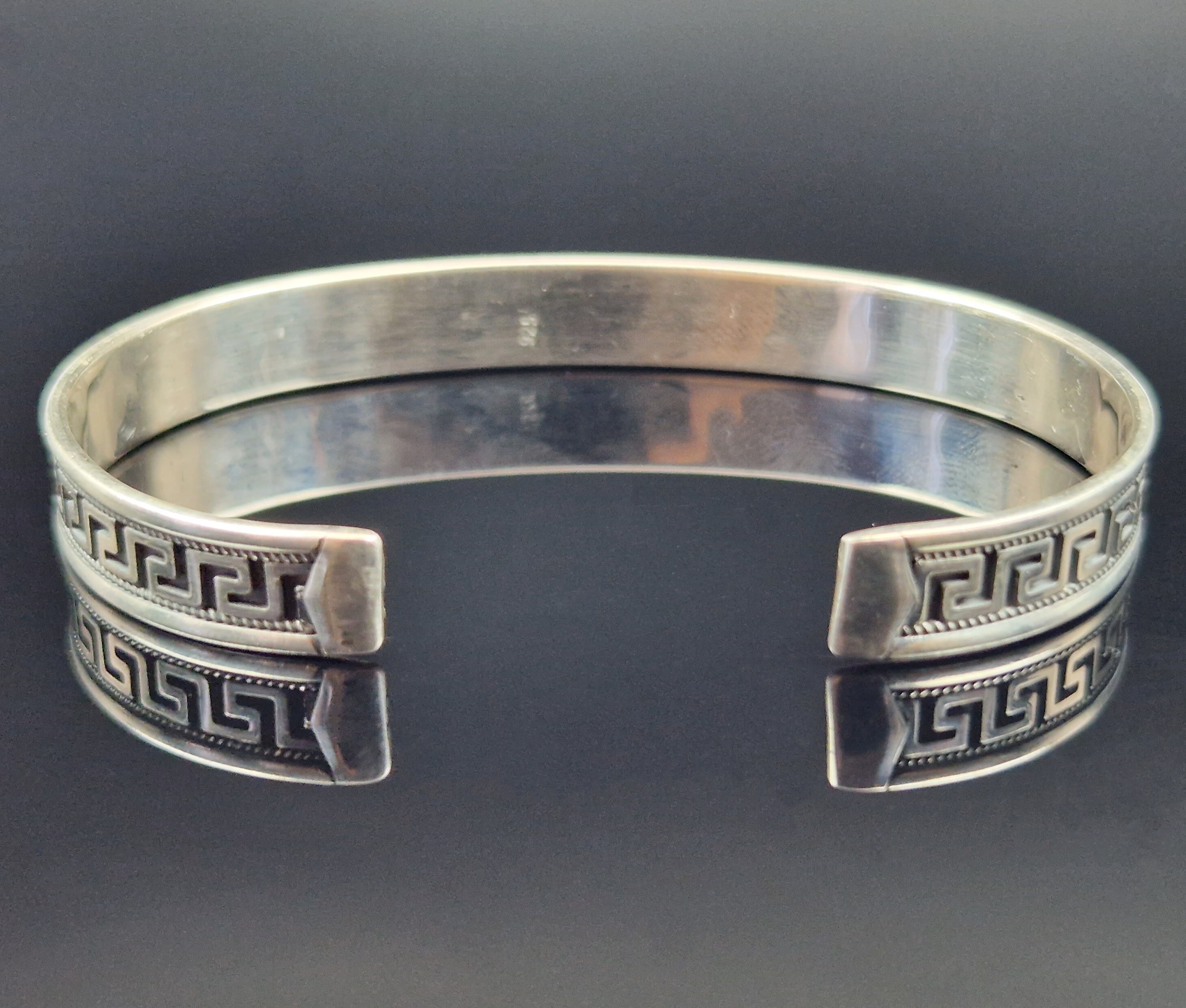 925 Silber Unisex Handgemachter Armreif