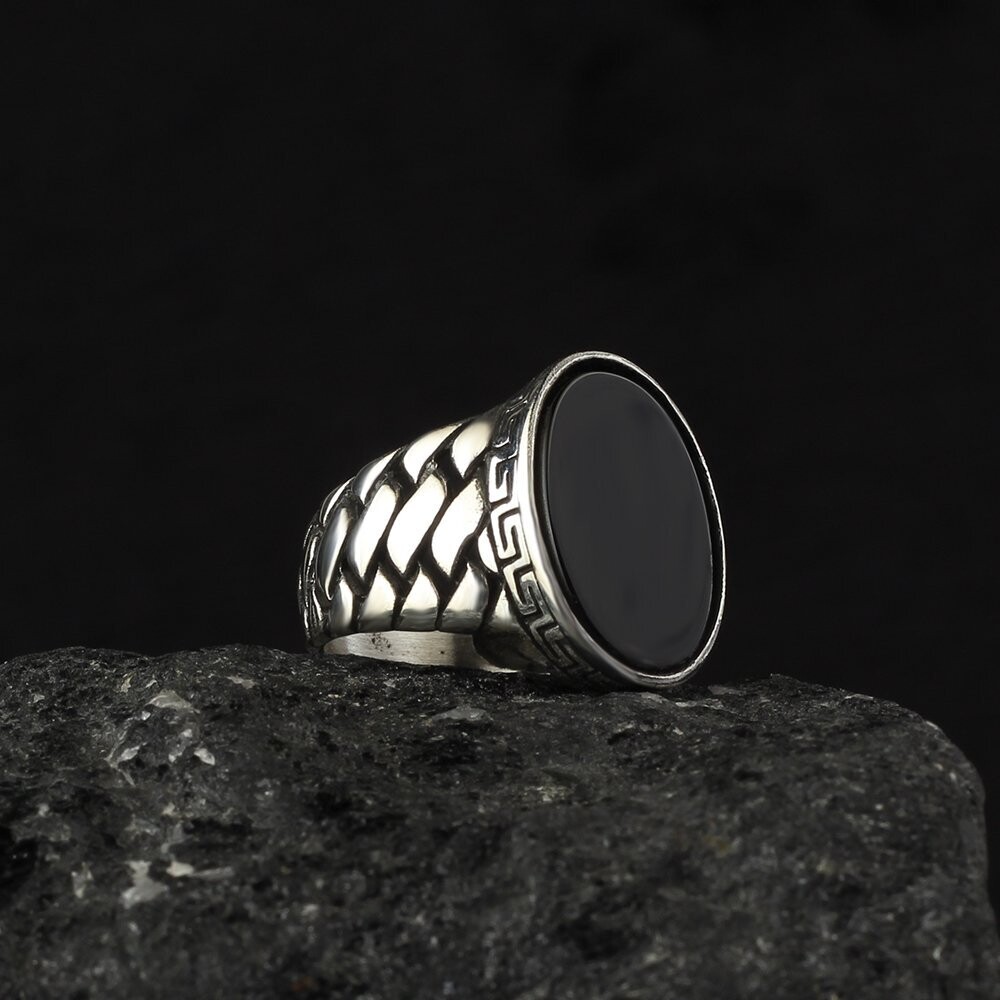 925 Silber Ring Onyx