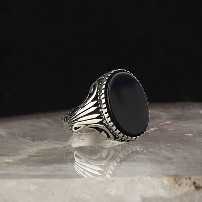 925 Silber Ring Onyx