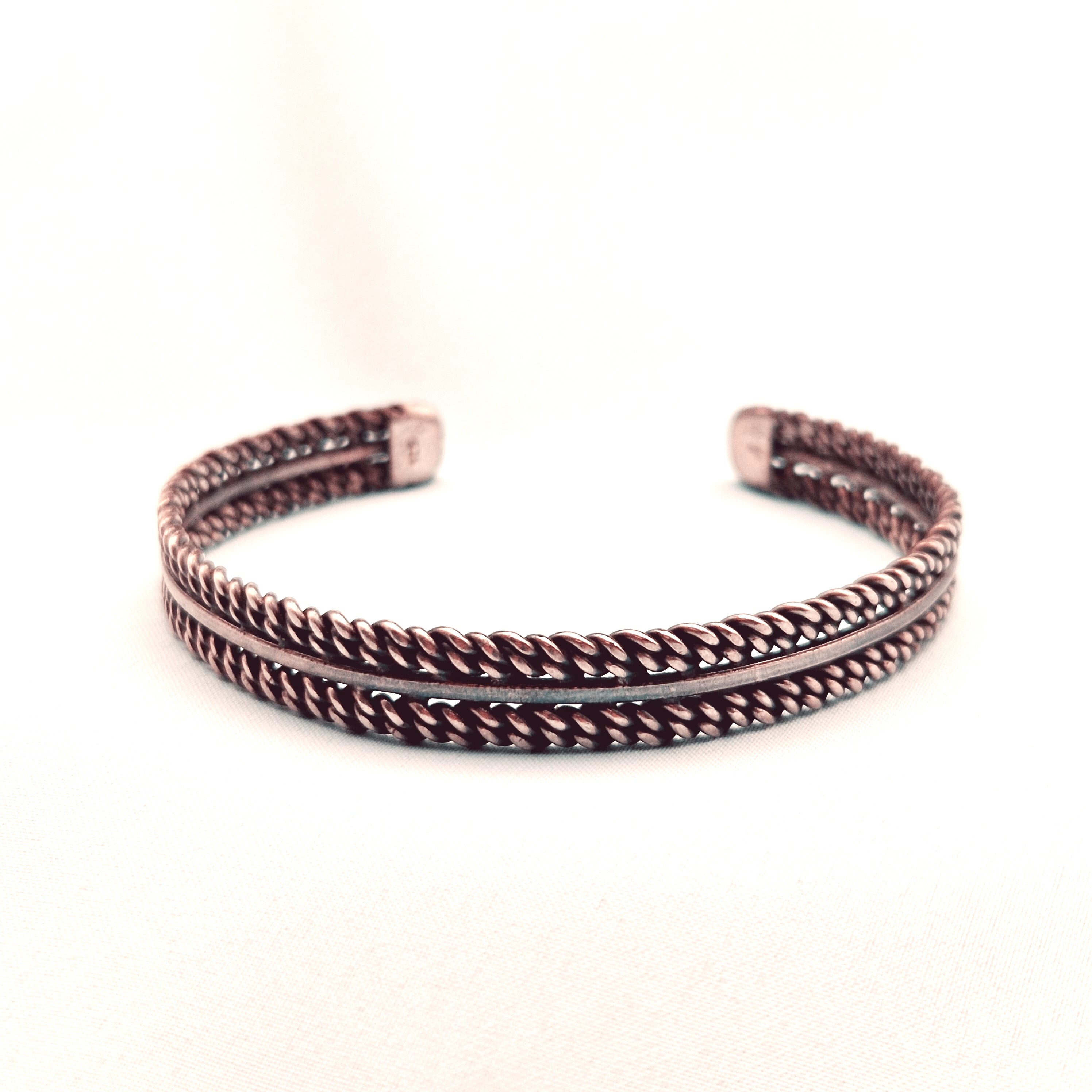 925 Silber Unisex Handgemachter Armreif Bangle Armband