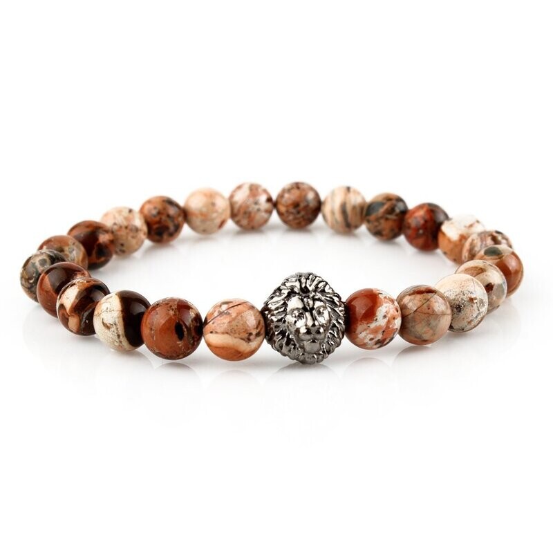 Jasper natural stone beaded bracelet Jasper natural stone beaded bracelet