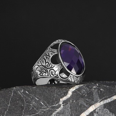925 Silber Ring Amethyst