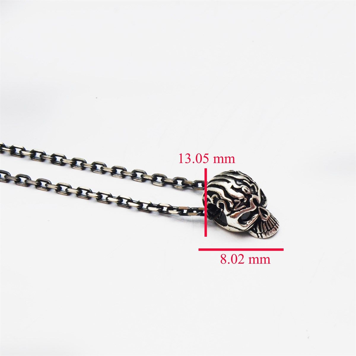 Premium Skull Silver Necklace
