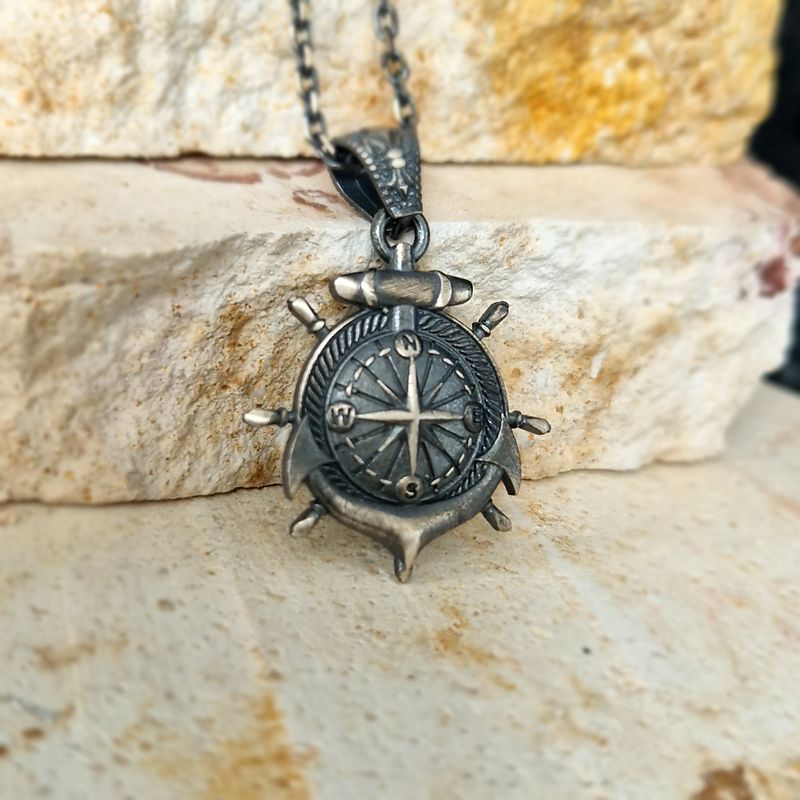 Anchor 925K Sterling Necklace