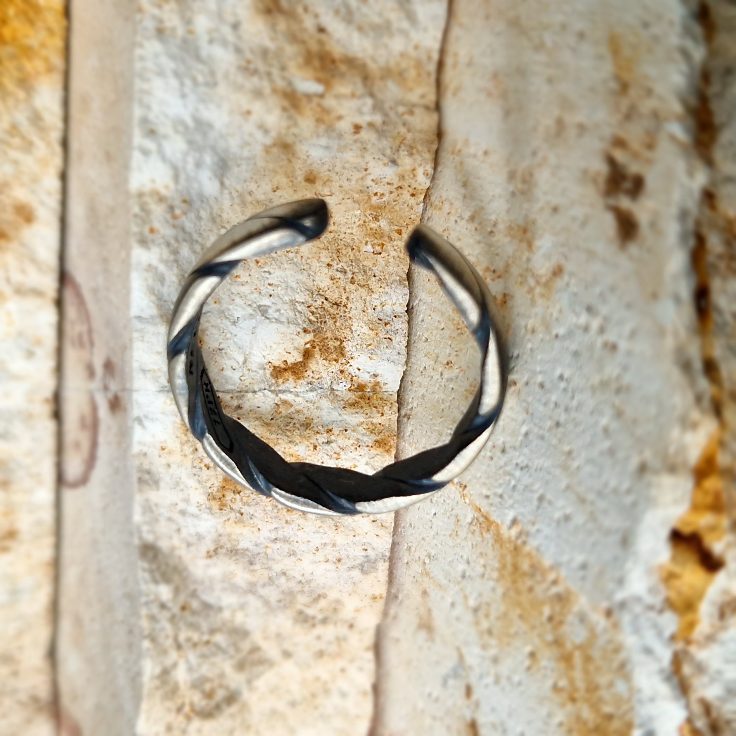 925 Sterling Silber Band Ring Free Size