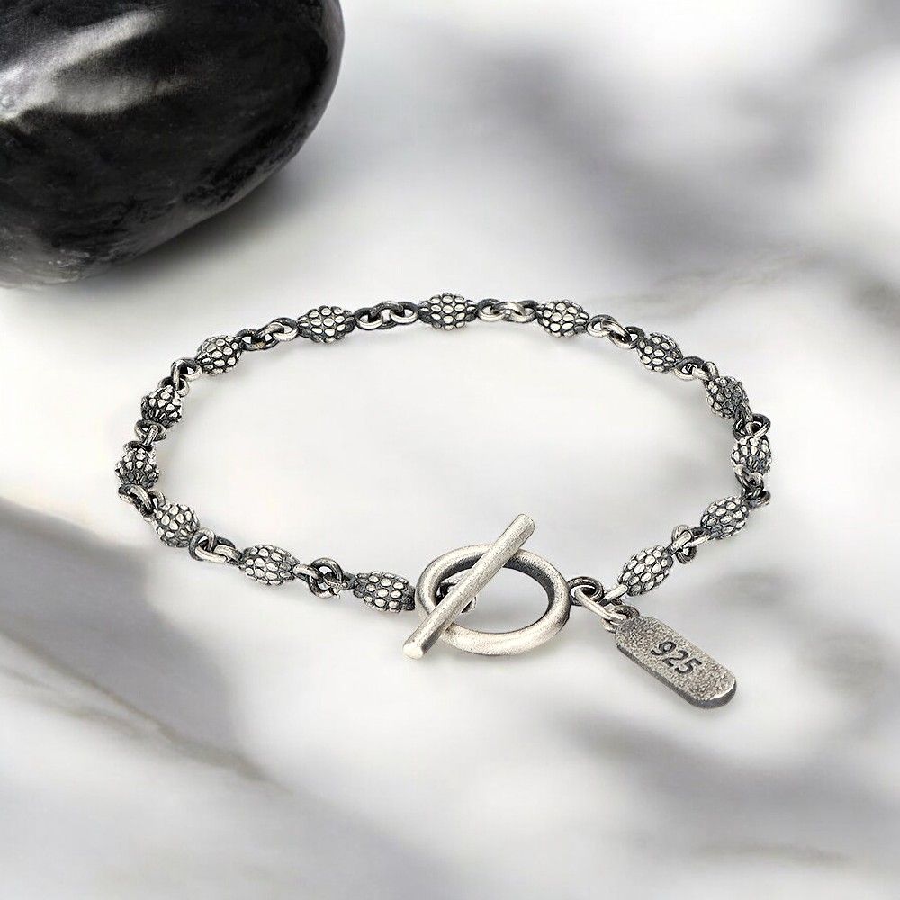 Herrenarmband aus 925er-Sterlingsilber