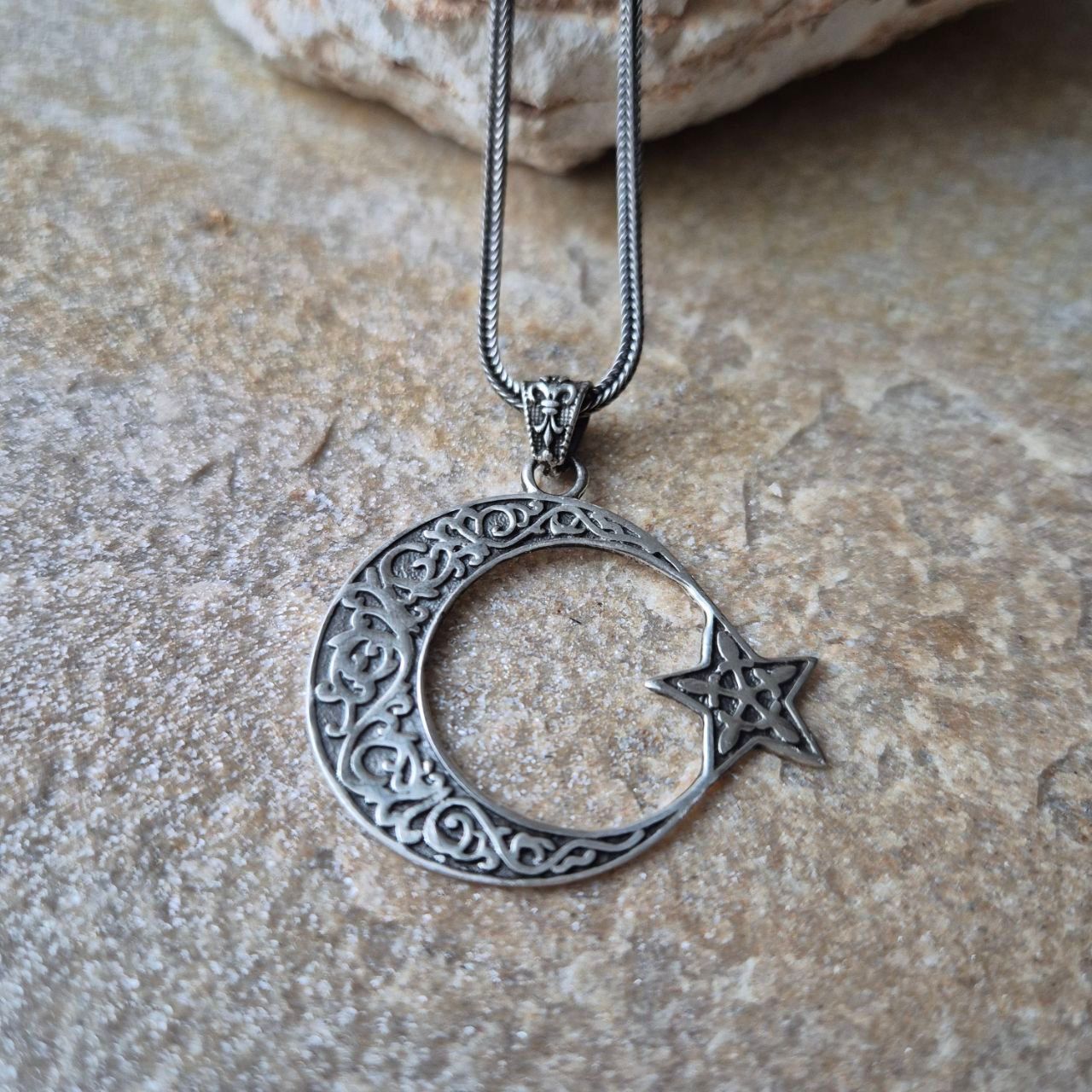 Ayyildiz Halskette 925 Sterling Silber