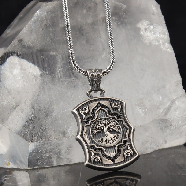 Lebensbaum Halskette 925 Sterling Silber