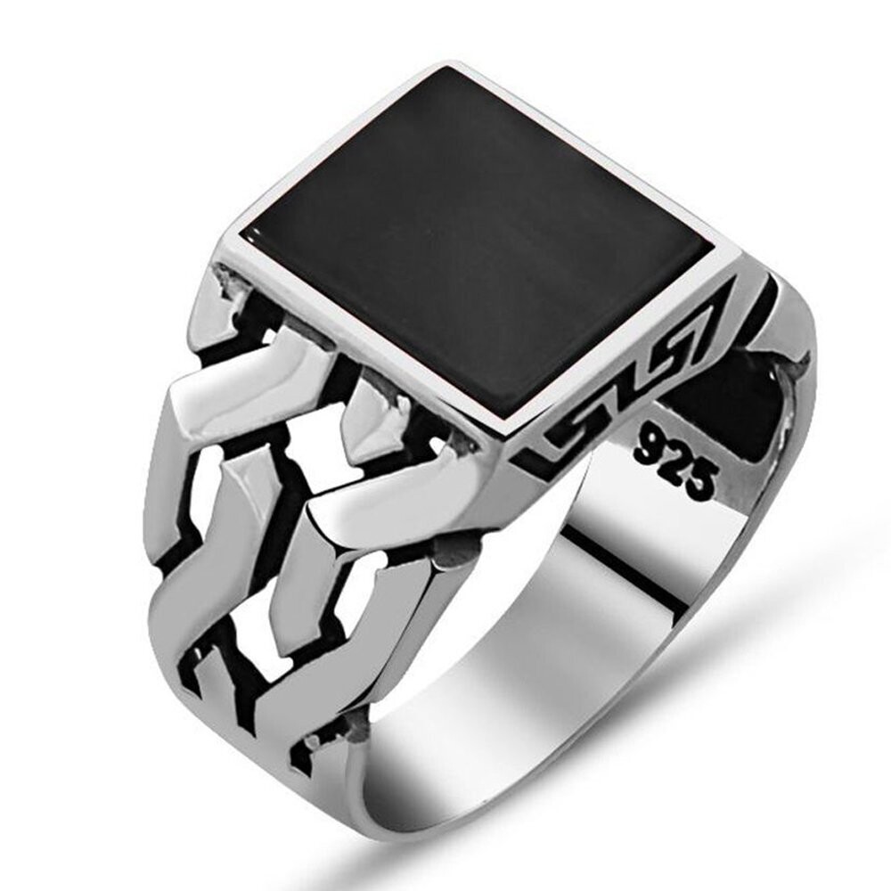 925 Silber Ring Onyx