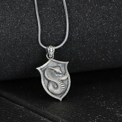 925K Sterling Silver Snake Necklace 925K Sterling Silver Snake Necklace