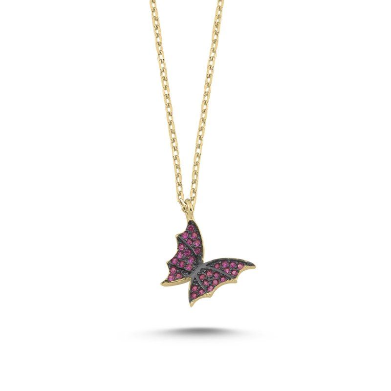 Silver jewelry women's necklace butterfly Silver jewelry women's necklace butterfly