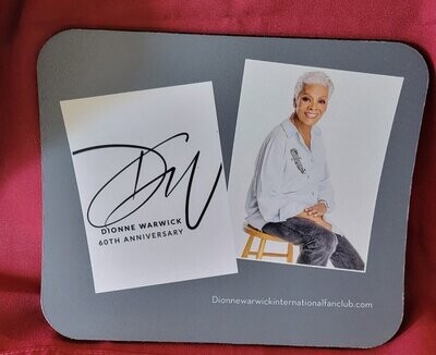 60th Anniversary Dionne Warwick Mouse Pad