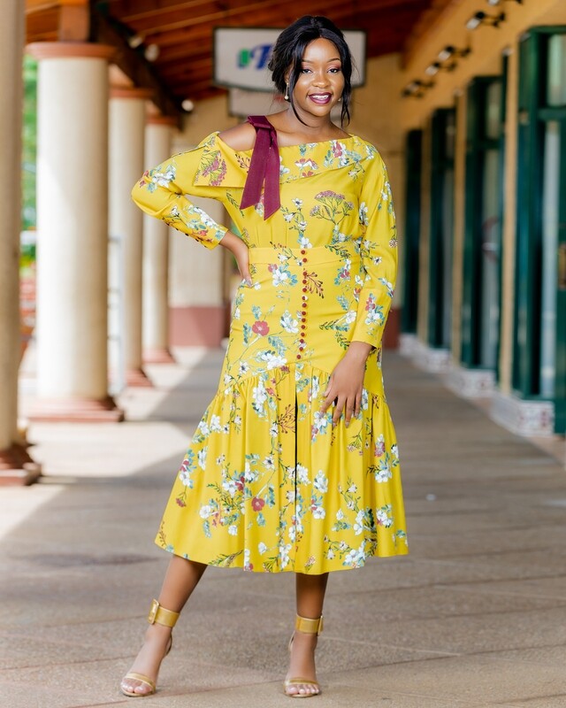 Summer floral dress