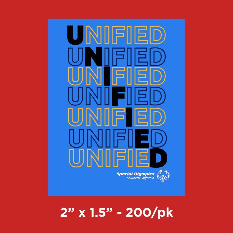 2025 Unified Pledge Stickers (200 per pack)