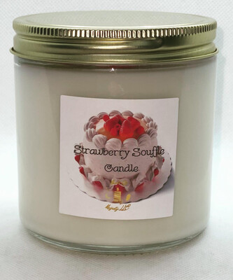 Strawberry Soufflé Candle