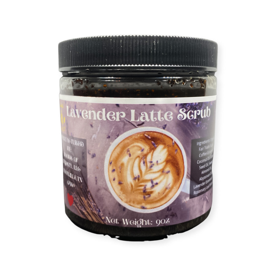 Lavender Latte Coffee Scrub