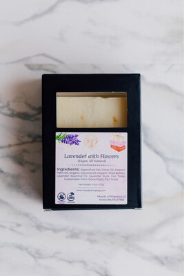 Lavender Flower Soap Bar