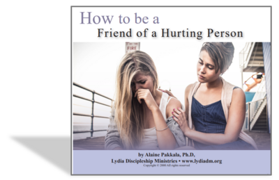 How To Be A Friend To A Hurting Person, CD - by Alaine Pakkala, Ph.D.