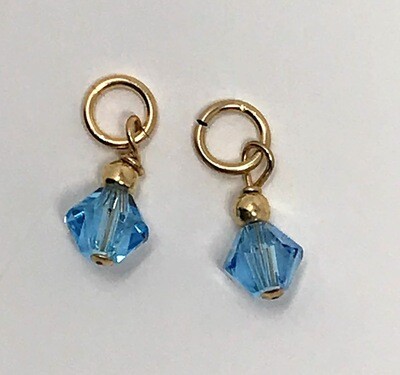 J-Aqua Blue Crystal Drops (set)