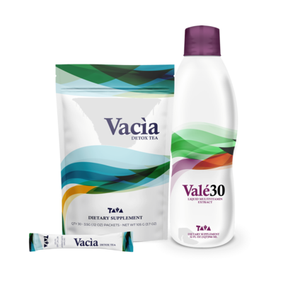 Vacia Detox Tea & Vale'30 Combo 30 Day Supply Vacia Detox Tea & Vale'30 Combo 30 Day Supply