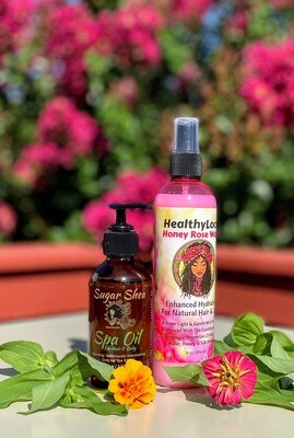 Healthylocks Honey Rose Water Spa Combo